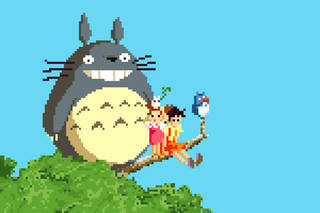 Illustration for article titled Miyazaki Films Would Be Just As Pretty With Pixel Art